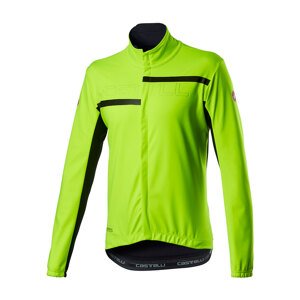 CASTELLI Cyklistická zateplená bunda - TRANSITION 2 - žltá M