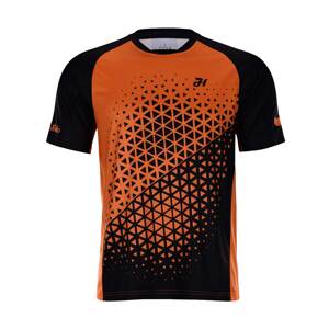 HOLOKOLO Cyklistický dres s krátkym rukávom - DUSK MTB - oranžová XL
