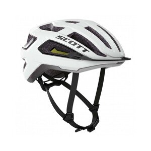 SCOTT Cyklistická prilba - ARX PLUS (CE) - strieborná (55–59 cm)