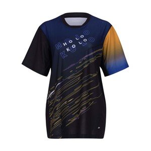HOLOKOLO Cyklistický dres s krátkym rukávom - UNIVERSE MTB - čierna/hnedá XL