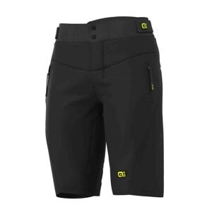 ALÉ Cyklistické nohavice krátke bez trakov - OFF-ROAD MTB ENDURO 2.0 - čierna S