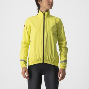 CASTELLI Cyklistická vodeodolná pláštenka - EMERGENCY 2 W - žltá XL
