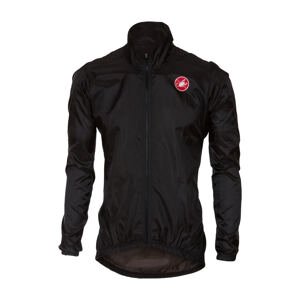 CASTELLI Cyklistická vetruodolná bunda - SQUADRA ER - čierna L