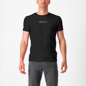 CASTELLI Cyklistické tričko s krátkym rukávom - CLASSICO - čierna