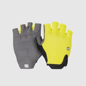 SPORTFUL Cyklistické rukavice krátkoprsté - MATCHY - žltá 2XL