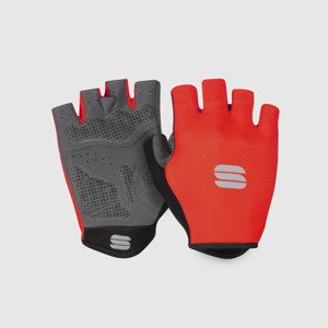 SPORTFUL Cyklistické rukavice krátkoprsté - RACE - červená XL