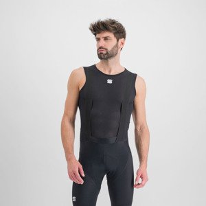 SPORTFUL Cyklistické tričko bez rukávov - THERMODYNAMIC LITE - čierna XS