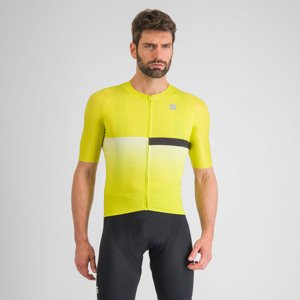 SPORTFUL Cyklistický dres s krátkym rukávom - BOMBER - žltá L