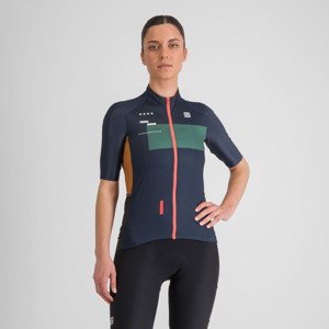 SPORTFUL Cyklistický dres s krátkym rukávom - BREAKOUT SUPERGIARA - modrá S