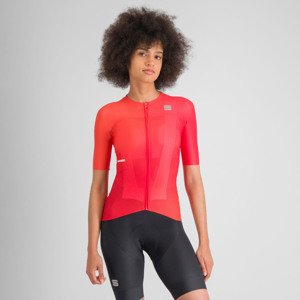 SPORTFUL Cyklistický dres s krátkym rukávom - LIGHT - červená L