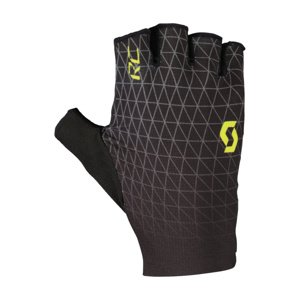 SCOTT Cyklistické rukavice krátkoprsté - JUNIOR RC - čierna XS