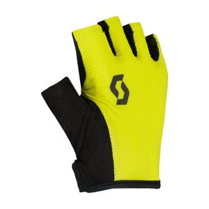 SCOTT Cyklistické rukavice krátkoprsté - JUNIOR ASPECT SPORT - žltá/čierna