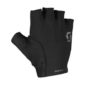 SCOTT Cyklistické rukavice krátkoprsté - ESSENTIAL GEL - čierna XS