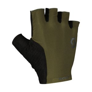 SCOTT Cyklistické rukavice krátkoprsté - ESSENTIAL GEL - zelená L