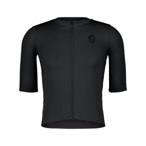 SCOTT Cyklistický dres s krátkym rukávom - TRAINING - čierna