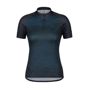 SCOTT Cyklistický dres s krátkym rukávom - ENDURANCE 30 - modrá