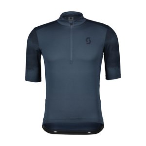 SCOTT Cyklistický dres s krátkym rukávom - GRAVEL 10 - modrá