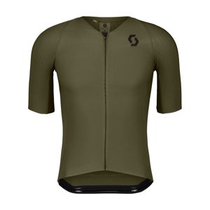 SCOTT Cyklistický dres s krátkym rukávom - ULTD. AERO - zelená