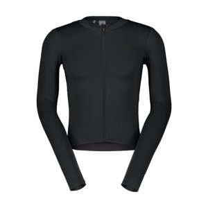 SCOTT Cyklistický dres s dlhým rukávom zimný - TRAINING - čierna