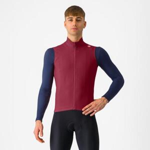 CASTELLI Cyklistická vesta - ESPRESSO VEST - bordová