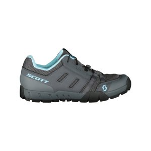 SCOTT Cyklistické tretry - SPORT CRUS-R FLAT W - šedá/svetlo modrá