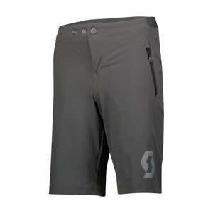 SCOTT Cyklistické nohavice krátke bez trakov - TRAIL 10 LS/FIT W/PAD JR - šedá