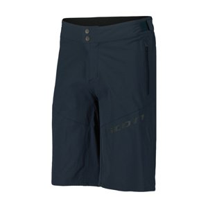 SCOTT Cyklistické nohavice krátke bez trakov - ENDURANCE LS/FIT W/PAD - modrá