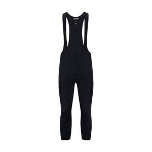 RIVANELLE BY HOLOKOLO Cyklistické nohavice 3/4 s trakmi - ELITE 3/4 LADY  - čierna 2XL