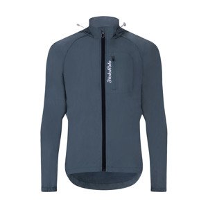 HOLOKOLO Cyklistická vodeodolná pláštenka - WIND/RAIN - šedá 4XL