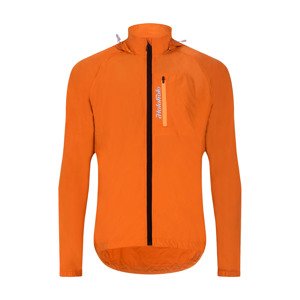 HOLOKOLO Cyklistická vodeodolná pláštenka - WIND/RAIN - oranžová 6XL