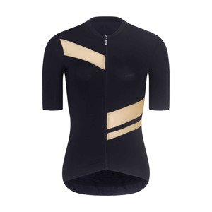 RIVANELLE BY HOLOKOLO Cyklistický dres s krátkym rukávom - GLAMOR - čierna/béžová