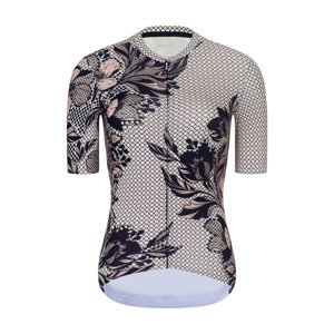 RIVANELLE BY HOLOKOLO Cyklistický dres s krátkym rukávom - BAROC - šedá 2XL