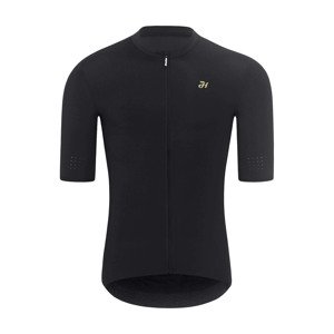 HOLOKOLO Cyklistický dres s krátkym rukávom - EYELET - čierna XL