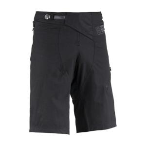 KENNY Cyklistické nohavice krátke bez trakov - FACTORY - šedá/čierna 3XL