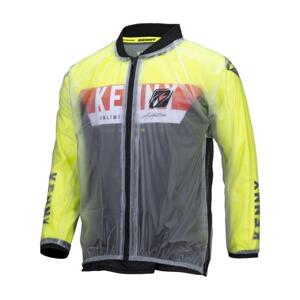 KENNY Cyklistická vodeodolná pláštenka - RAIN - transparentná XL