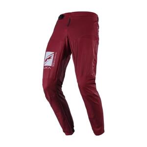 KENNY Cyklistické nohavice dlhé bez trakov - PROLIGHT 24 - bordová 2XL