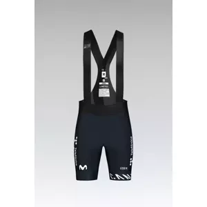 GOBIK Cyklistické nohavice krátke s trakmi - LIMITED 6.0 K10 MOVISTAR TEAM 2025 - modrá/biela L