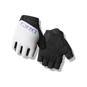 GIRO Cyklistické rukavice krátkoprsté - TESSA II GEL - biela/čierna/fialová/modrá L