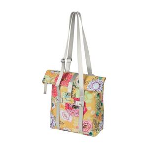 BASIL Cyklistická taška - BLOOM SHOPPER - žltá/červená