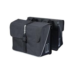 BASIL Cyklistická taška - FORTE BOUBLE BAG - čierna