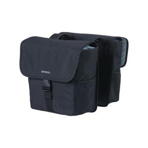 BASIL Cyklistická taška - GO DOUBLE BAG - čierna