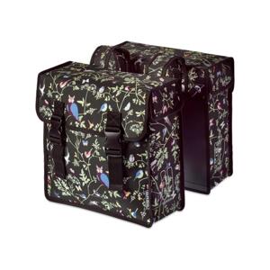 BASIL Cyklistická taška - WANDERLUST-DOUBLE BAG - čierna