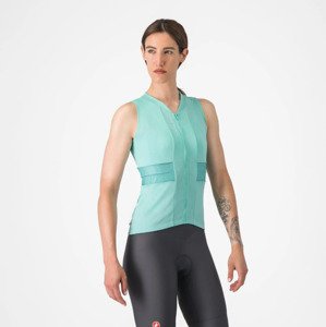 CASTELLI Cyklistický dres bez rukávov - ANIMA 4 - modrá S