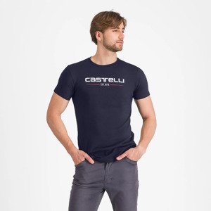CASTELLI Cyklistické tričko s krátkym rukávom - CASTELLI '76 - modrá XL