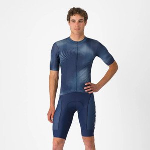 CASTELLI Cyklistické nohavice krátke s trakmi - COMPETIZIONE 2 KIT - modrá S
