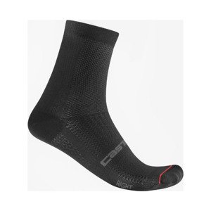 CASTELLI Cyklistické ponožky klasické - ESPRESSO 12 - čierna 2XL