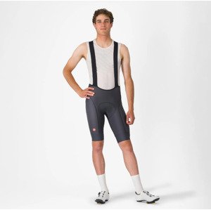 CASTELLI Cyklistické nohavice krátke s trakmi - COMPETIZIONE 2 - šedá 2XL
