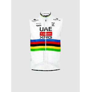 PISSEI Cyklistická vesta - TADEJ POGACAR WORLD CHAMP - biela XL