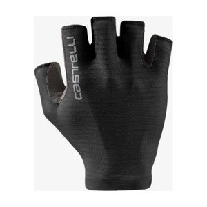 CASTELLI Cyklistické rukavice krátkoprsté - ESPRESSO - čierna XS