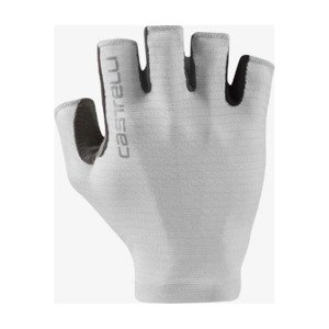 CASTELLI Cyklistické rukavice krátkoprsté - ESPRESSO - biela L